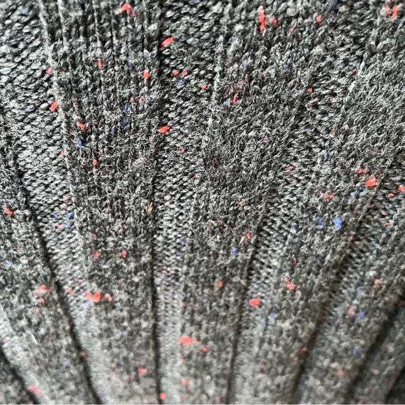 Madewell Donegal Rolled Mockneck Sweater Dress In Gray With Color Fleck Sz M - Picture 8 of 16